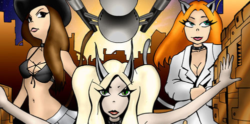 Cosmic Hellcats webcomic banner image