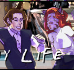 My Life With Fel webcomic banner image