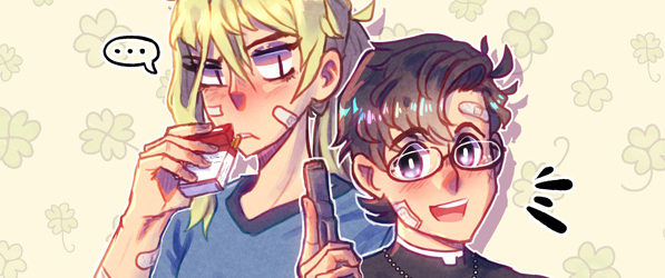 Boys Outta Luck! webcomic banner image