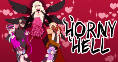 Horny Hell webcomic banner image